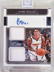 Bones Hyland Basketball Cards 2021 Panini One and One Rookie Dual Jersey Autographs Prices