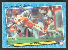 Buccaneers in Action [No Trespassing!] #81 Football Cards 1986 Fleer Team Action Prices