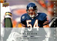 Brian Urlacher Football Cards 2008 Upper Deck First Edition Prices