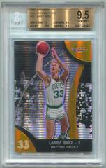 Larry Bird {Gold Refractor] Basketball Cards 2007 Finest Prices