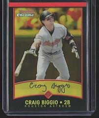 Craig Biggio [Gold Refractor] Baseball Cards 2001 Bowman Chrome Gold Prices