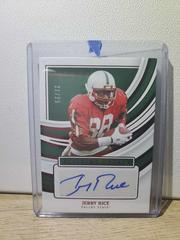 Jerry Rice [Ruby] Football Cards 2022 Panini Immaculate Collegiate All Time Greats Signatures Prices