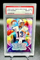 Dan Marino [Spectrum] #163 Football Cards 1998 Spx Finite Prices
