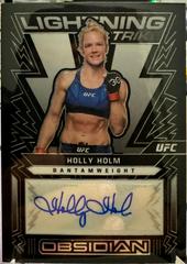 Holly Holm #OL-HHM Ufc Cards 2023 Panini Chronicles UFC Obsidian Lightning Strike Signatures Prices