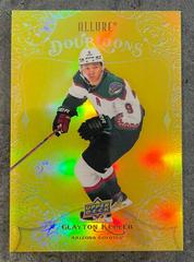 Clayton Keller #DB-63 Hockey Cards 2022 Upper Deck Allure Doubloons Prices