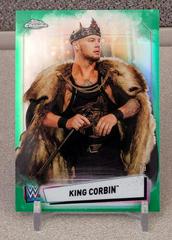King Corbin [Green Refractor] #IV-8 Wrestling Cards 2021 Topps Chrome WWE Image Variations Prices