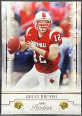 Brian Brohm #113 Football Cards 2008 Playoff Prestige Prices