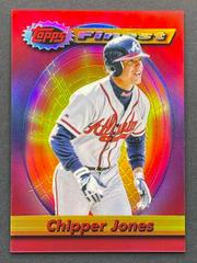 Chipper Jones [Red Refractor] #212 Baseball Cards 2021 Topps Finest Flashbacks Prices
