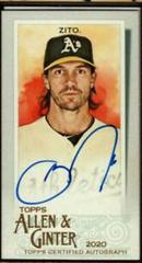 Barry Zito [Black Frame] #MA-BZ Baseball Cards 2020 Topps Allen & Ginter Mini Autographs Prices