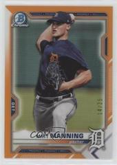 Matt Manning [Orange Refractor] #BCP-205 Baseball Cards 2021 Bowman Chrome Prospects Prices