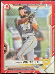 Lonnie White Jr. [Red] #BD-28 Baseball Cards 2021 Bowman Draft Prices