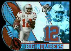 Michael Jenkins #BN10 Football Cards 2004 Press Pass Big Numbers Prices