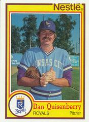 Dan Quisenberry Baseball Cards 1984 Topps Nestle Dream Team Prices