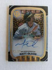 Matt Olson [Orange] #IPA-MO Baseball Cards 2022 Topps Tribute Iconic Perspectives Autographs Prices