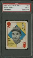 Willie Jones #43 Baseball Cards 1951 Topps Blue Back Prices