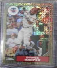 Bryce Harper [Gold] #T87C-71 Baseball Cards 2022 Topps Silver Pack 1987 Chrome Prices