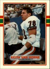 Keith Van Horne #123T Football Cards 1989 Topps Traded Prices