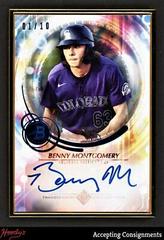 Benny Montgomery [Blue] #TCA-BM Baseball Cards 2022 Bowman Transcendent Autographs Prices