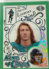 Trevor Lawrence [Green] #KC-11 Football Cards 2021 Panini Illusions King of Cards Prices