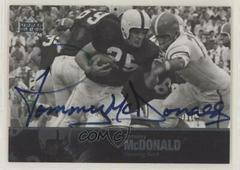 Tommy McDonald #2 Football Cards 2011 Upper Deck College Legends Autograph Prices