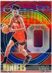 Jalen Green [Red Prizm] Basketball Cards 2021 Panini Select Numbers Prices