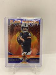 Derek Carr [Blue] #FT-5 Football Cards 2022 Panini Phoenix Flame Throwers Prices