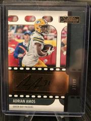 Adrian Amos [Bronze] #SS-AAM Football Cards 2021 Panini Chronicles Signature Series Prices