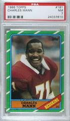 Charles Mann #181 Football Cards 1986 Topps Prices