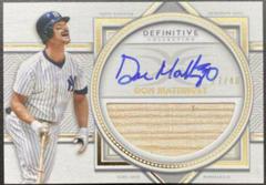 Don Mattingly #DCA-DMA Baseball Cards 2022 Topps Definitive Autograph Collection Prices