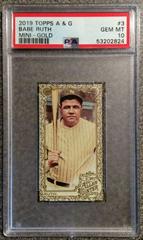 Babe Ruth [Mini Gold] Baseball Cards 2019 Topps Allen & Ginter Prices