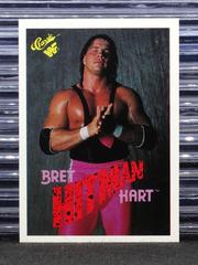 Bret 'Hitman' Hart #37 Wrestling Cards 1990 Classic WWF Prices