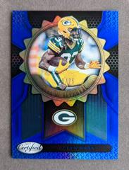 Aaron Jones [Blue] #16 Football Cards 2022 Panini Certified Seal of Approval Prices