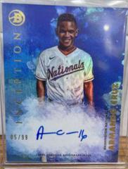 Armando Cruz [Blue] Baseball Cards 2021 Bowman Inception Autographs Prices