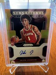 Jalen Johnson [Gold Prizm] Basketball Cards 2021 Panini Prizm Sensational Signatures Prices