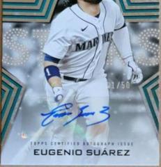 Eugenio Suarez [Gold] Baseball Cards 2023 Topps Series 2 Stars Autographs Prices