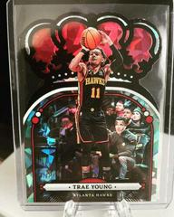 Trae Young [Crystal Black] #100 Basketball Cards 2022 Panini Crown Royale Prices