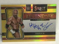 Triple H [Gold Prizm] Wrestling Cards 2022 Panini Select WWE Legendary Signatures Prices