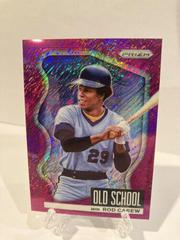 Rod Carew [Purple Shimmer] #OS-9 Baseball Cards 2022 Panini Prizm Old School Prices