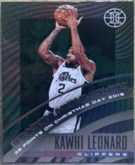 Kawhi Leonard Basketball Cards 2019 Panini Illusions Season Highlights Prices