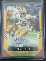 Eli Mitchell [Signature Gold Zone] #420 Football Cards 2021 Panini Chronicles Score Update Rookies Prices
