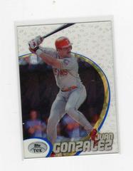 Juan Gonzalez [Pattern 70] #60 Baseball Cards 1998 Topps Tek Prices