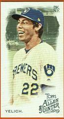 Christian Yelich [Mini] Baseball Cards 2019 Topps Allen & Ginter Prices