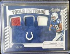 Jonathan Taylor #TTT-21 Football Cards 2022 Panini Absolute Tools of the Trade Triple Prices