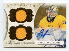 Yaroslav Askarov [Autograph] #TS-YA Hockey Cards 2023 Upper Deck Artifacts Treasured Swatches Prices