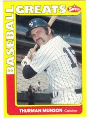 Thurman Munson #149 Baseball Cards 1991 Swell Greats Prices