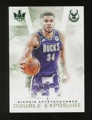 Giannis Antetokounmpo [Jade] #2 Basketball Cards 2022 Panini Court Kings Double Exposure Prices