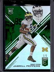 Jabrill Peppers [Emerald] Football Cards 2017 Panini Elite Draft Picks Prices
