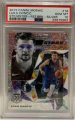 Luka Doncic [Fast Break Silver] Basketball Cards 2019 Panini Mosaic Stare Masters Prices