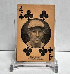 Max Bishop [4 of Clubs] Baseball Cards 1927 W560 Hand Cut Prices