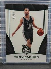 Tony Parker [Emerald Spotlight] Basketball Cards 2016 Panini Limited Prices